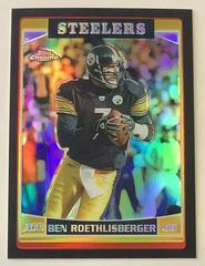 Ben Roethlisberger [Black Refractor] #84 Football Cards 2006 Topps Chrome Prices