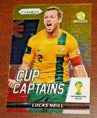 Lucas Neill [Blue and Red Wave Prizm] Soccer Cards 2014 Panini Prizm World Cup Captains Prices