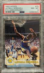 Latrell Sprewell #75 Basketball Cards 1993 Hoops Prices