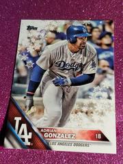 Adrian Gonzalez Baseball Cards 2016 Topps Holiday Prices