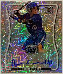 Armando Cruz [Silver Mojo] #BA-AC2 Baseball Cards 2020 Leaf Metal Draft Autographs Prices
