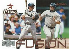 Craig Biggio / Jeff Bagwell #9 F Baseball Cards 2000 Metal Fusion Prices