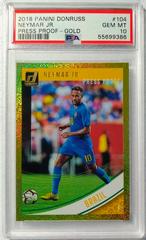 Neymar Jr [Press Proof Gold] Soccer Cards 2018 Panini Donruss Prices