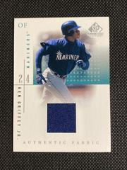 Ken Griffey Jr. [Gold] #NKGM Baseball Cards 2001 SP Game Used Authentic Fabric Prices