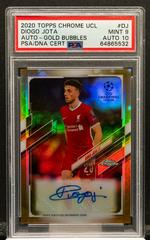 Diogo Jota [Gold Bubbles Refractor] Soccer Cards 2020 Topps Chrome UEFA Champions League Autographs Prices