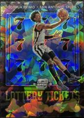Joshua Primo [Blue Ice] Basketball Cards 2021 Panini Contenders Optic Lottery Ticket Prices