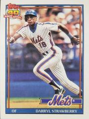 Darryl Strawberry #200 Baseball Cards 1991 Topps Prices