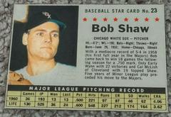 Bob Shaw [Hand Cut] Baseball Cards 1961 Post Cereal Prices