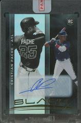 Cristian Pache [Autographs] Baseball Cards 2021 Panini Chronicles Black Prices