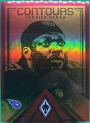 Derrick Henry [Red] #CT-14 Football Cards 2022 Panini Phoenix Contours Prices