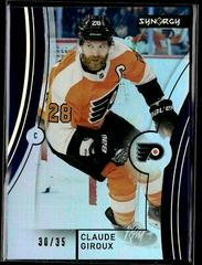 Claude Giroux [Purple] Hockey Cards 2021 Upper Deck Synergy Prices