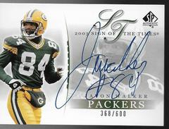 Javon Walker #JW Football Cards 2003 SP Authentic Sign of the Times Prices