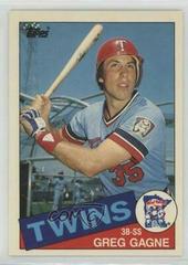 Greg Gagne #36T Baseball Cards 1985 Topps Traded Prices