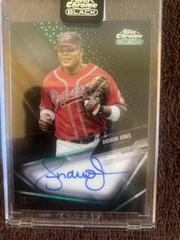 Andruw Jones [Green Refractor] Baseball Cards 2021 Topps Chrome Black Autographs Prices