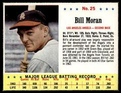 Bill Moran [Hand Cut] #25 Baseball Cards 1963 Post Cereal Prices