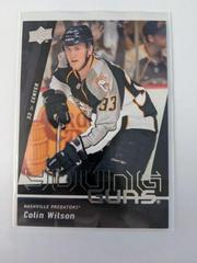 Colin Wilson Hockey Cards 2009 Upper Deck Prices
