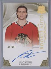 Alec Regula [Gold Spectrum Autograph] #120 Hockey Cards 2020 Upper Deck The Cup Prices
