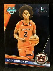 Aden Holloway [Black Shimmer] #10 Basketball Cards 2023 Bowman Chrome University Prices