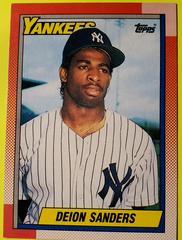 Deion Sanders #61 Baseball Cards 1990 Topps Tiffany Prices