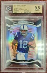 Andrew Luck [Passing Red Refractor] #1 Football Cards 2012 Topps Chrome Prices