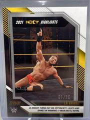 LA Knight [Black and Gold] #8 Wrestling Cards 2022 Panini NXT WWE 2021 Highlights Prices