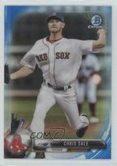 Chris Sale [Blue Refractor] Baseball Cards 2017 Bowman Chrome Prices