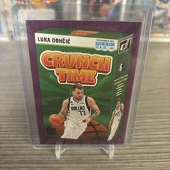 Luka Doncic [Purple] #1 Basketball Cards 2023 Panini Donruss Crunch Time Prices