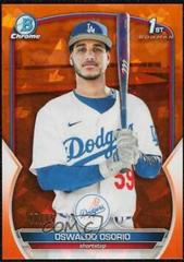 Oswaldo Osorio [Orange] #BCP-152 Baseball Cards 2023 Bowman Chrome Prospects Sapphire Prices