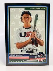 Ethan Holliday [Team Logo] Baseball Cards 2023 Panini Stars & Stripes USA Prices