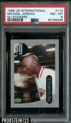 Michael Jordan #114 Basketball Cards 1998 Upper Deck International MJ Stickers Prices