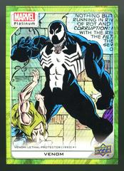 Venom [Yellow Spotlight] Marvel 2023 Upper Deck Platinum Prices