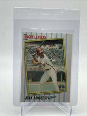 Juan Samuel Baseball Cards 1987 Fleer League Leaders Prices