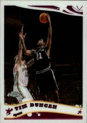 Tim Duncan #13 Basketball Cards 2005 Topps Chrome Prices