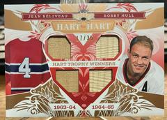 Jean Beliveau, Bobby Hull [Bronze] Hockey Cards 2021 Leaf Lumber Hart to Hart Prices