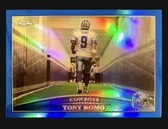 Tony Romo [In Tunnel Blue Refractor] #TC56 Football Cards 2009 Topps Chrome Prices