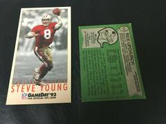 Steve Young #8 Football Cards 1993 Fleer Gameday Prices