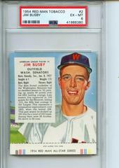 Jim Busby Baseball Cards 1954 Red Man Tobacco Prices