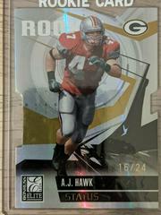 A.J. Hawk [Status Gold] Football Cards 2006 Panini Donruss Elite Prices