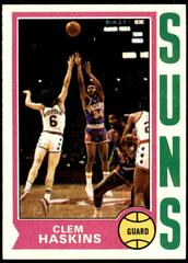 Clem Haskins #62 Basketball Cards 1974 Topps Prices