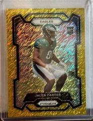 Jalen Carter [Gold Shimmer] #381 Football Cards 2023 Panini Prizm Prices