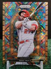 Mike Trout [Bronze Donut Circles Prizm] #SG-5 Baseball Cards 2022 Panini Prizm Stained Glass Prices