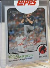 Mason Thompson #ROA-MTH Baseball Cards 2022 Topps Heritage Real One Autographs Prices