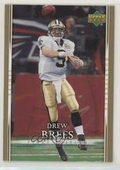 Drew Brees [Gold] #66 Football Cards 2007 Upper Deck First Edition Prices