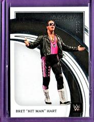 Bret 'Hit Man' Hart Wrestling Cards 2022 Panini Immaculate WWE Prices