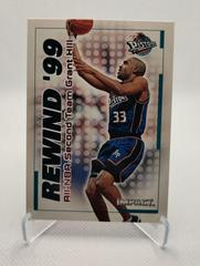 Grant Hill Basketball Cards 1999 SkyBox Impact Rewind '99 Prices