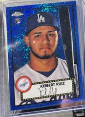 Keibert Ruiz [Blue Mini Diamond] #3 Baseball Cards 2021 Topps Chrome Platinum Anniversary Prices