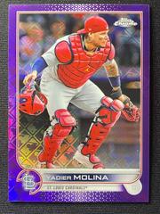 Yadier Molina [Purple] #6 Baseball Cards 2022 Topps Chrome Logofractor Prices