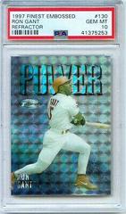 Ron Gant [Refractor] Baseball Cards 1997 Finest Embossed Prices