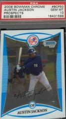 Austin Jackson #BCP50 Baseball Cards 2008 Bowman Chrome Prospects Prices