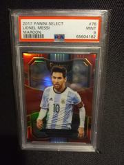 Lionel Messi [Maroon] Soccer Cards 2017 Panini Select Prices